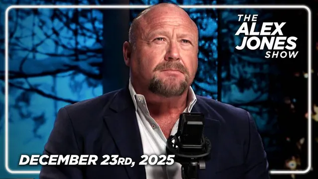 TUESDAY TRANSMISSION: Epstein Was Running A Secret Fleet Of CIA Planes Under The Command Of George H.W. Bush As Early As 1991- Alex Jones Reveals Exclusive New Details! PLUS, High-Level CIA Whistleblowers Warn Patel Has Been Blocking Any Investigation Into Kirk Assassination! Candace Owens Has Been Caught Red-Handed Falsely Claiming That Nevada Congressman Amodei Took Part In A Secret Meeting At Fort Huachuca Army Base In Arizona The Day Before Charlie Kirk's Death! FINALLY, Top Pollster Mark Mitchell Of Rasmussen Reports Joins Alex Jones To Raise The Alarm On What His Polling Indicates For The Upcoming 2026 Midterms & The 2028 Presidential Election! DO NOT MISS THIS KEY INFO! MUST-WATCH/SHARE FULL SHOW 12/23/25 cover
