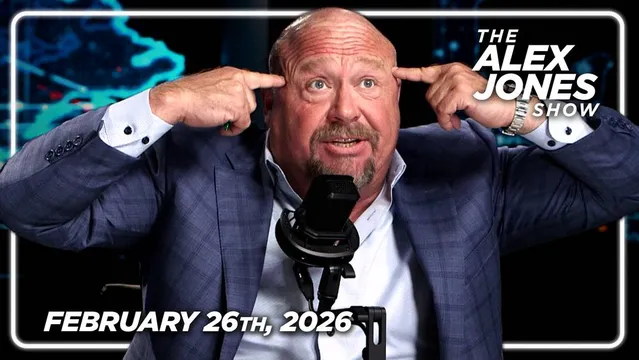THURSDAY TRANSMISSION: WEF Chief Resigns After New Epstein Docs Confirm The Globalists Were Plotting To Make The WEF The Official World Government, Accelerating the Collapse of the Neo-Liberal Order! PLUS, Live Coverage of Hillary’s Epstein Deposition! Former CIA Counterterrorism Head, John Kiriakou, Joins Alex Jones To Expose Israel's Latest Attempts To Push The Trump Admin Into Full War With Iran, Warning Of A False Flag Provocation! FINALLY, Alex Jones & Callers Ask The Question- Will Trump Use The US Secret Weapons Arsenal Against Iran? MUST-WATCH/SHARE! — FULL SHOW 2/26/26 cover