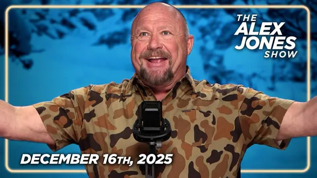 TUESDAY TRANSMISSION: Former Pfizer Head Exposes Covid Tyranny, Reveals Jabs Were Bioweapon Meant To Maim, Kill & Sterilize Population! Pentagon Begins Process Of Court-Martialing Sen. Kelly! PLUS, Congresswoman Marjorie Taylor Greene Joins Alex Jones To Reveal For The First Time Why She Is Leaving Congress & Issues An Emergency Warning / Call To Action To The American People! FINALLY, One Day After Erika Kirk Secretly Met With Candace Owens In Nashville, Tennessee, Alex Jones Exclusively Reveals Scores Of Shocking Developments & What Comes Next! THIS IS MUST-WATCH/SHARE INFO! — FULL SHOW 12/16/25 cover