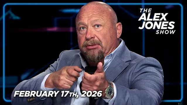 TUESDAY TRANSMISSION: Rhode Island Trans Shooter Threatened Alex Jones Day Before He Murdered His Family, Trump Admin’s Handling Of Epstein Case Triggering Mass Exodus & Potential Collapse of MAGA! PLUS, Drones Discover Evidence Of An Underground Base At Epstein's Zorro Ranch! MK-Ultra Victim & Human Trafficking Survivor, Cathy O’Brien, Joins Alex Jones To Respond To Bombshell Epstein Revelations Confirming Elite Satanism, Cannibalism, & Mass Murder! FINALLY, Former Navy SEAL & Counterterrorism Expert Matt Bracken Joins Infowars To Break The Latest On US-Iran Nuclear Talks In Geneva, Palantir, Globalists' Replacement Migration Agenda & MORE! — FULL SHOW 2/17/26 cover