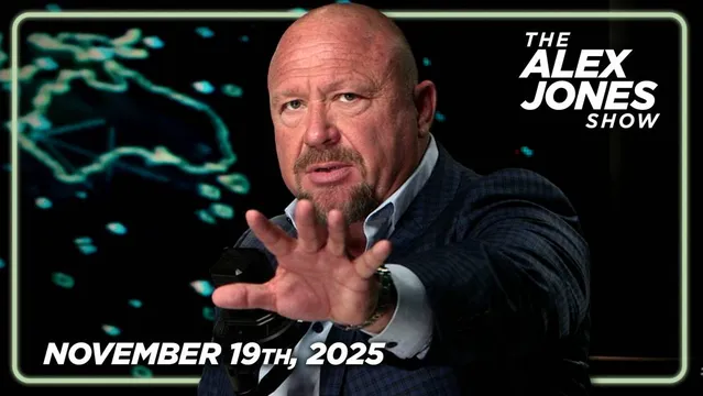 FULL WEDNESDAY BROADCAST: Epstein Hysteria Grips Nation, Threatening MAGA, Release Blows Up In Dems’ Face, Implicating Most of Their Leadership! PLUS, Top Democrat Leaders Literally Call For A Military Coup Against President Trump & Beg Members Of The Deep State, "Don't Give Up The Ship!" FINALLY, Attorney Joseph McBride & Kyle Seraphin Join Alex Jones With The Latest Smoking Gun Developments That Confirm The Capitol Police Were Caught Red-Handed Orchestrating The Jan. 6th Pipe Bombing Hoax! This Is A Must-Watch & Share Edition Of The Alex Jones Show! 11/19/25 cover