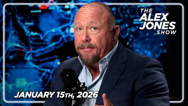 THURSDAY TRANSMISSION: Trump Prepares To Invoke Insurrection Act After Leftist Mobs Intensify Violent Attacks On ICE Including The Hijacking Of DHS Vehicles, Guns & Secret Documents! Russia Officially Threatens To Nuke European Nations! PLUS, Market Expert Kirk Elliott Reveals The Latest On The Record-Breaking Rallies Of Gold & Silver! FINALLY, Nick Fuentes Takes The Gloves Off & "Carries Out The Trash" In A Must-Watch/Share Deep Dive Interview With Alex Jones! MUST-WATCH/SHARE FULL SHOW! — 1/15/26 cover