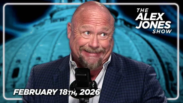 MUST-WATCH WEDNESDAY SHOW: ALL HELL IS BREAKING LOOSE! FBI Lists Les Wexner As Epstein Co-Conspirator As UN, France, New Mexico, Ohio & Other Global Jurisdictions Launch Criminal & Crimes Against Humanity Investigations Into Epstein Satanic Network! PLUS, General Flynn Joins Alex Jones To Issue An Emergency Warning To President Trump— Reverse Course Now On The Epstein Cover-Up, Or Your Admin & America Are Doomed! FINALLY, Top Researcher Daniel Liszt, AKA "Dark Journalist", Breaks Latest On Epstein Coverup, Atlantis Files, Trump UFO Speech, Space Defense Grid & MORE! THIS IS MUST-WATCH/SHARE INFO! — FULL SHOW 2/18/26 cover
